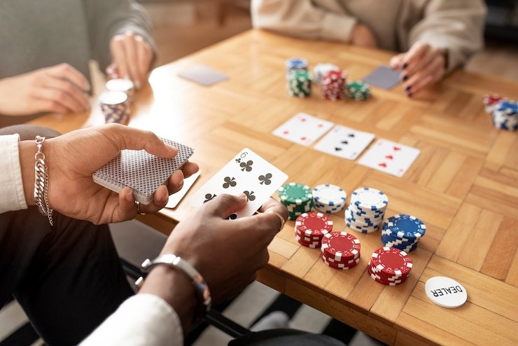 Evaluasi kartu real-time dan pengumuman pemenang Tampilan kartu Lightning Baccarat setelah pembagian dealer
